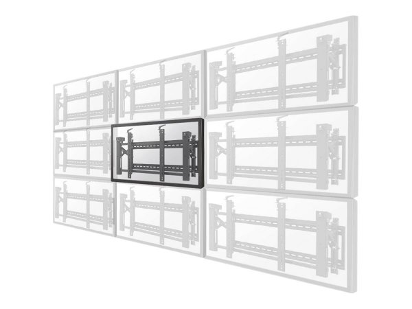 Neomounts LED-VW2000BLACK - Klammer - für Flachbildschirm - verriegelbar - Schwarz - Bildschirmgröße