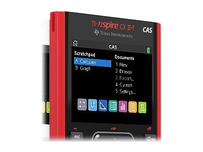 TI TI-Nspire CX II-T CAS Grafikrechner schwarz/rot