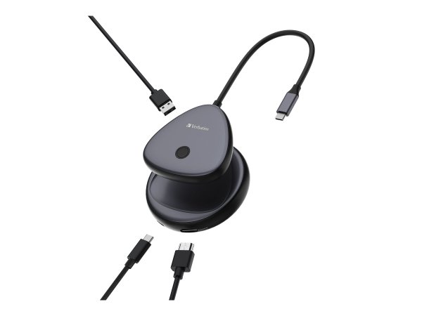 Verbatim Share My Screen USB-C Wireless Display Adapter 4K - Kvm switch - USB Typ C