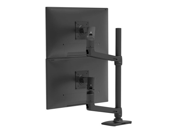 Ergotron LX Series LX Dual Stacking Arm - Tall Pole - Matte Black - Morsa - 20 kg - 101,6 cm (40") -