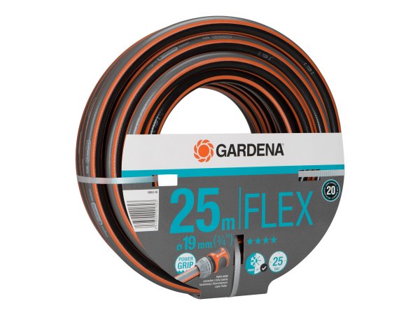 Gardena 18053-20 - 25 m - Sul suolo - Nero - Grigio - Arancione - Solo tubi di gomma - 25 bar - 1,9