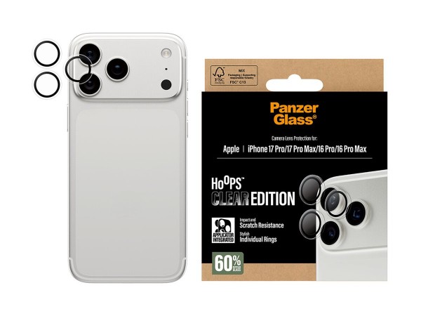 PanzerGlass Hoops Transparent iP 16 17 Pro 16 17 Max