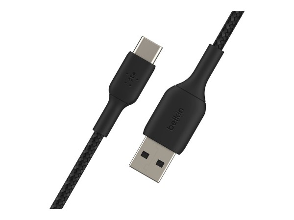 Belkin CAB002BT2MBK - 2 m - USB A - USB C - Nero