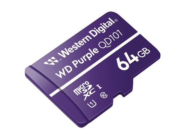 WD Purple Surveillance microSD XC Class - 10 UHS 1 - Micro SD