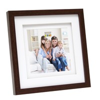 Deknudt S65KQ1 - Cartone - Legno - Marrone - Cornice per foto singola - 13 x 13 cm - Quadrato - 225