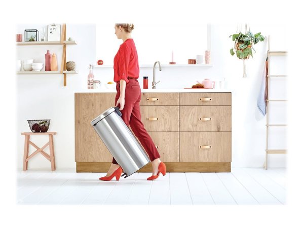 Brabantia 111822 - 30 L - Rotondo - Acciaio inossidabile - Pedale - 30 cm - 300 mm