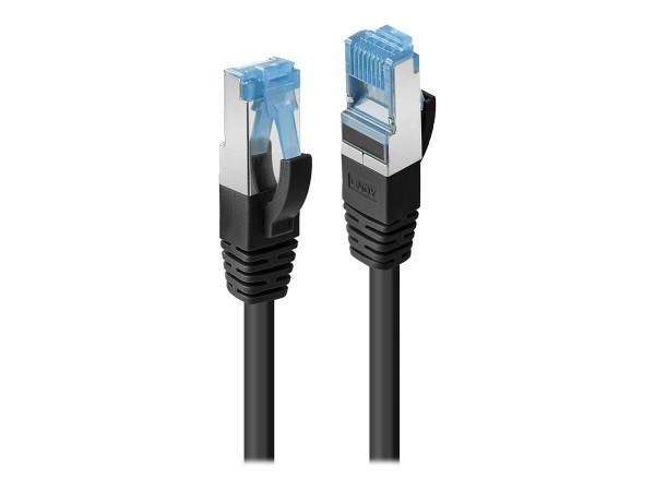 Lindy 47412 - 1 m - Cat6a - S/FTP (S-STP) - RJ-45 - RJ-45 - Nero