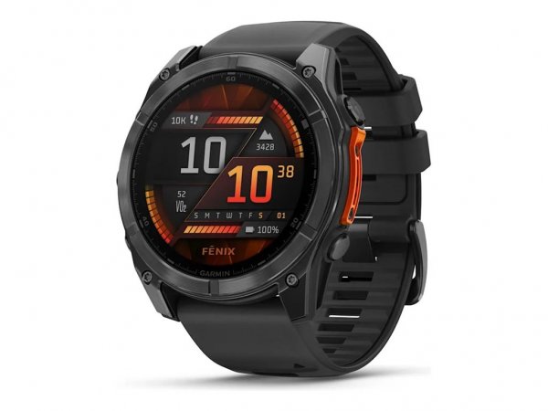 Garmin Sportuhr Fenix 8 AMOLED Schwarz