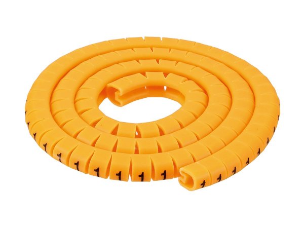 InLine Anelli marcafili gialli - diametro 5,2-10mm - da 0 a 9 - 1000pz .