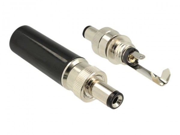 Delock 89913 - DC - Nero - Nichel - Nichel - 18 V - 2 A - 1,06 cm