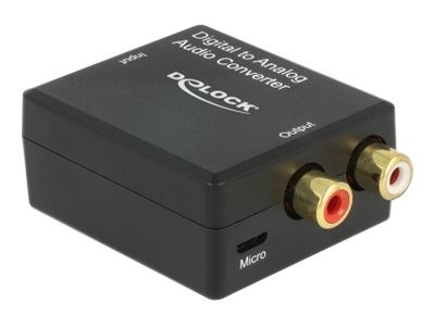 Delock Audio Konverter Digital> Analog HD - Cavo - Audio/multimedia
