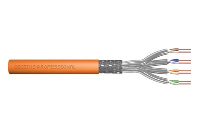 DIGITUS Cavo di installazione con doppino intrecciato CAT 7 S-FTP - AWG 23/1 - 1000 m - Cat7 - S/FTP