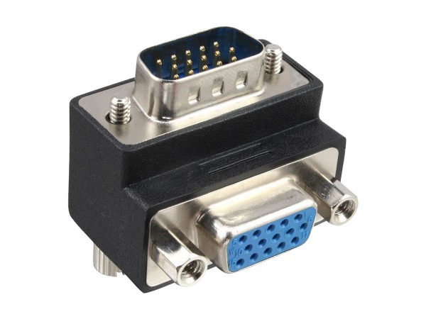 InLine Adattatore VGA Sub-D 15pin f./f. - dorato - angolo 90°