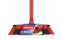 Vileda Scopa DuActiva con Manico Telescopico 1pz - Interno - Nero - Grigio - Rosso - Setola morbida/