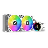 Sharkoon S80 RGB - Raffreddatore di liquidi tutto in uno - 12 cm - 600 Giri/min - 2000 Giri/min - 35