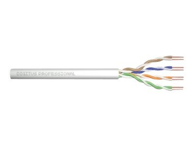 DIGITUS Cavo di installazione con doppino CAT 5e U-UTP ASSNET100 - 305 m - Cat5e - U/UTP (UTP) - Gri
