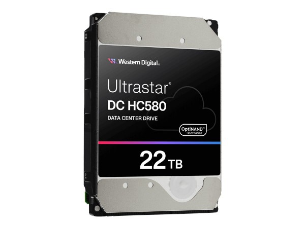 WD Ultrastar DC HC580 - 22 TB - 7200 Giri/min - 512 MB - 3.5" - SATA