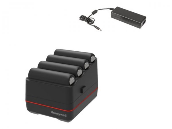 HONEYWELL 4 bay CW45 battery charger fits STD or n - Pda