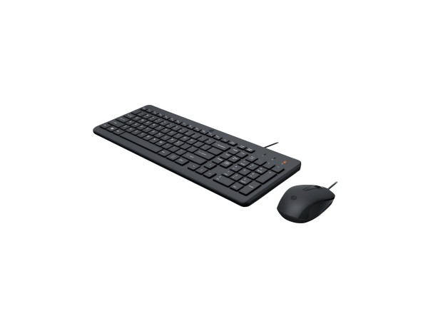 HP 150 Kabelgebundene Tastatur und Maus - Tastiera - 1600 dpi