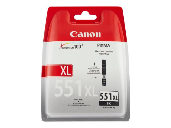 Canon CLI-551BK XL - High Yield