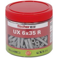 fischer 531027 - Rotondo - Nylon - 6 mm - 3,5 cm - 4,5 cm - 185 pz