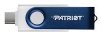PATRIOT Memory Xporter X550 USB-Stick Dual USB A+C PS64GX550AAD Weiss Blau - Flash-Speicher - unsort