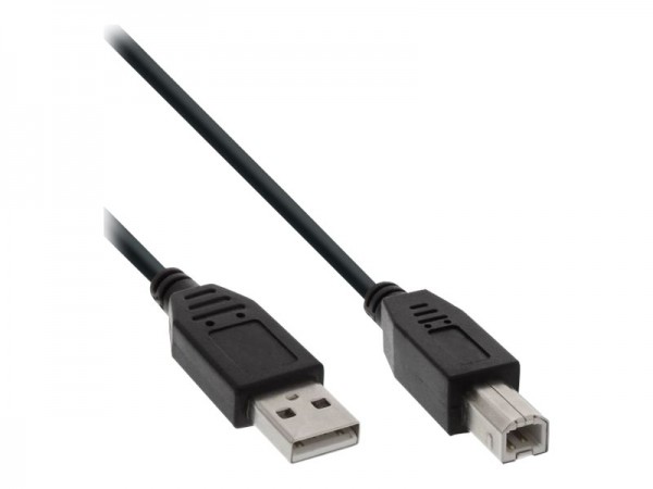 InLine Cavo USB 2.0 - da A a B - nero - 7 m