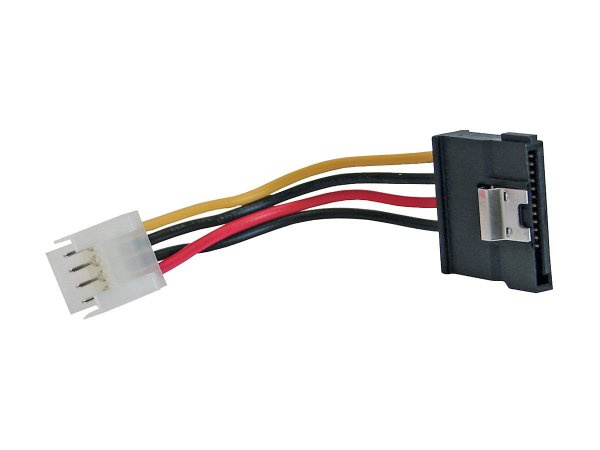 InLine Cavo adattatore di alim. - 1x 3,5" M a SATA con linguetta - 0,15m