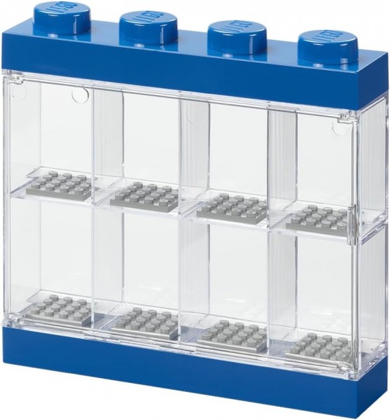 LEGO Minifiguren Vitrine blau blau/transparent transparent