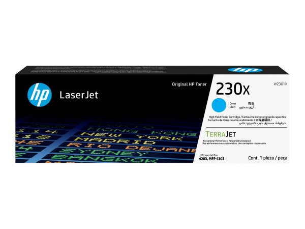 HP 230X Cyan Original LaserJet Toner - Originale - Unità toner
