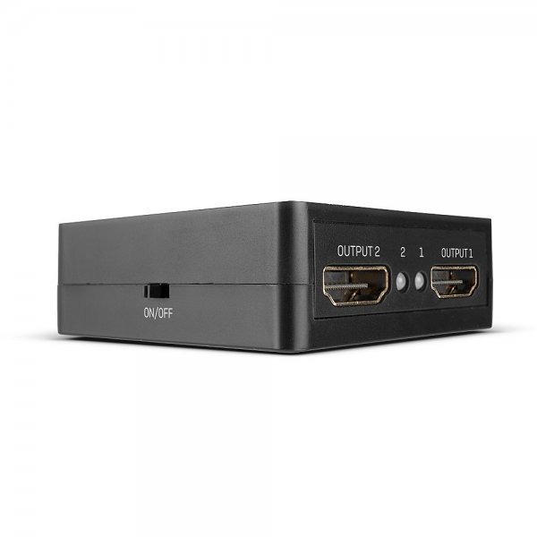 Lindy 38358 - HDMI - 2x HDMI - 3840 x 2160 Pixel - Nero - Metallo - 60,5 mm
