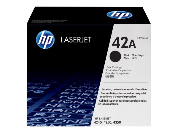 HP Cartuccia Toner originale nero LaserJet 42A - 10000 pagine - Nero - 1 pz