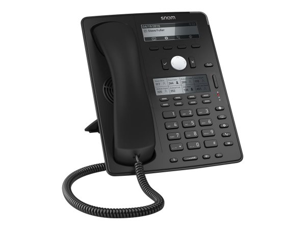 Snom D745 - IP Phone - Nero - Cornetta cablata - Scrivania/Parete - In-band - Fuori banda - Info SIP