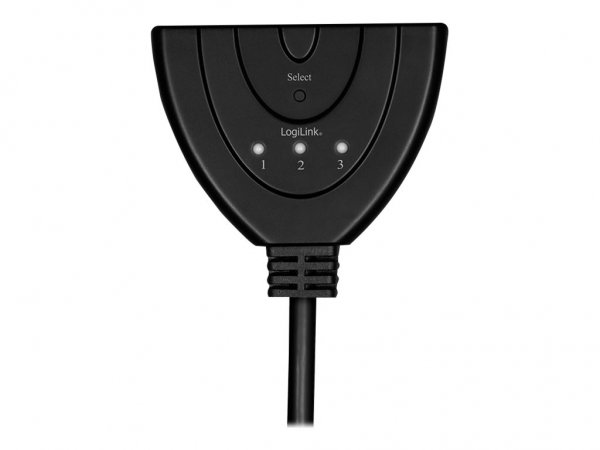 LogiLink HD0040 - HDMI - ABS - Nero - 30 Hz - 10,2 Gbit/s - 340 MHz