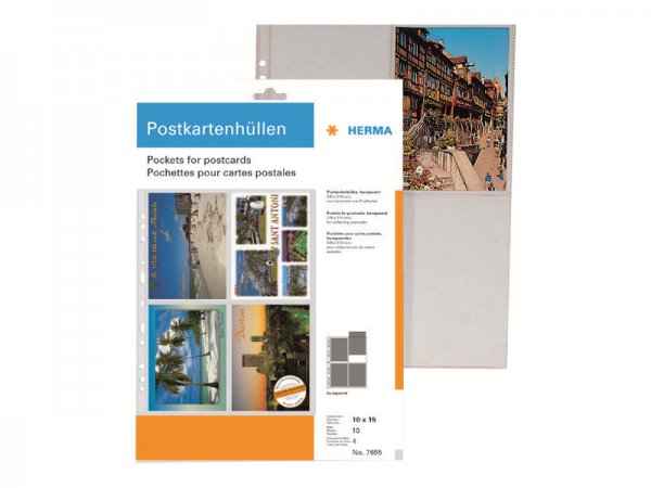 HERMA 7695 - Trasparente - Polipropilene (PP) - 100 x 150 mm - 235 mm - 312 mm - 10 pz