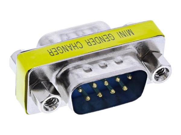 InLine Adattatore Sub-D 9pin maschio / maschio - Mini-Gender-Changer