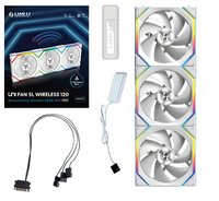 Lian Li UNI fan SL Wireless ARGB PWM Lüfter 3er-Pack inkl. Controller - 120 mm - Case fan - 28,5 dB
