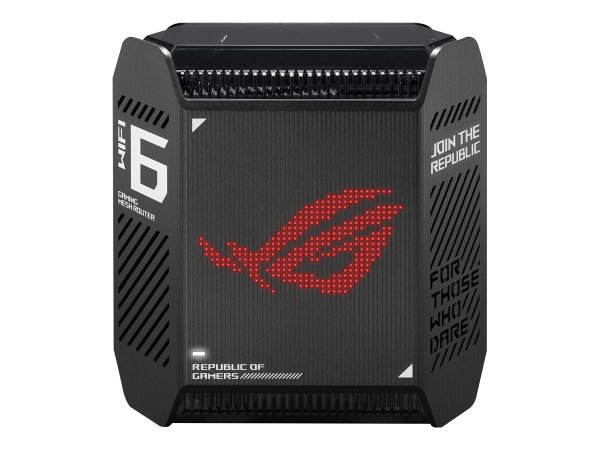 ASUS ROG Rapture GT6 (B-2-PK) - Nero - Interno - Router Mesh - Potenza - 538,8 m² - Banda tripla (2.