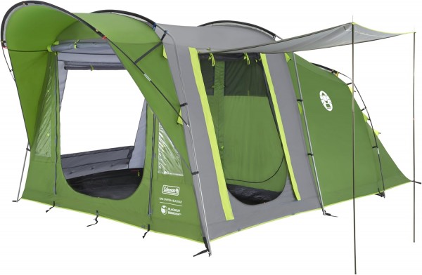 Coleman Tunnelzelt Oak Canyon 4 BlackOut gruen/grau Modell 2025