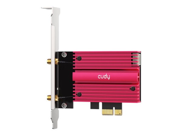 CUDY WE4000 - Interno - Wireless - PCI Express - WLAN / Bluetooth - Wi-Fi 6 (802.11ax) - 2400 Mbit/s