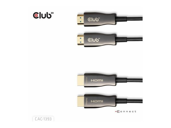 Club 3D HDMI Hybrid AOC Kabel 8K60Hz/4K120Hz - Cavo - Digitale/display/video