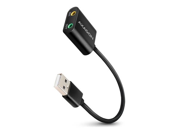 AXAGON ADA-12 USB 2.0 Stereo Audio Mini-Adapter - Cavo - Audio/multimedia