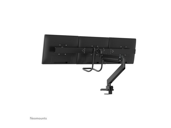 Neomounts NM-D775DX3BLACK Braccio per monitor 17-27" - molla a gas - Topfix - 180°-stop - Morsetto/o