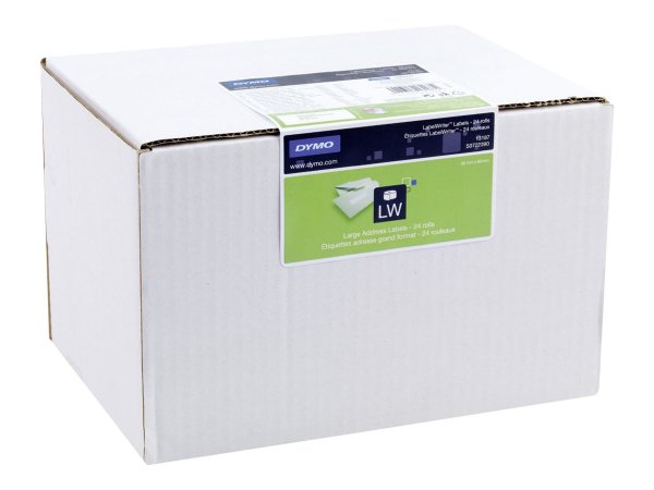 Dymo Etiketten Adressetiketten groß 24 Rollen a 260 - Etichette/etichette