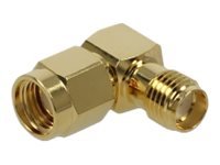Delock Adapter RP-SMA Stecker zu SMA Buchse 90 10GHz - Adattatore - Antenna/tv