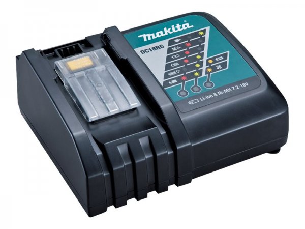 Makita DC18RC - Caricatore per batteria - 18 V - Makita - Nero - 230 V - Ioni di Litio - Nichel-Meta