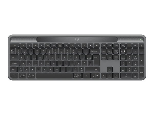 Logitech Slim Solar+ - GRAPHITE - NLB - CENTRAL-419 - Tastiera - AZERTY