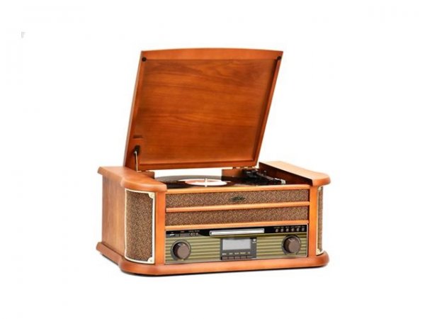 Reflexion HIF2002DAB Retro Stereoanlage DAB+ UKW CD Kassette Plattenspieler