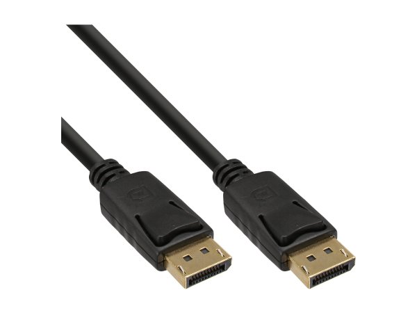 InLine Cavo DisplayPort maschio / maschio - 0,3m - 4K2K - UHD - FullHD - dorato