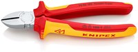 KNIPEX KP-7006180 - Pinze da taglio diagonale - Cromo - Acciaio al cromo vanadio - Plastica - Aranci